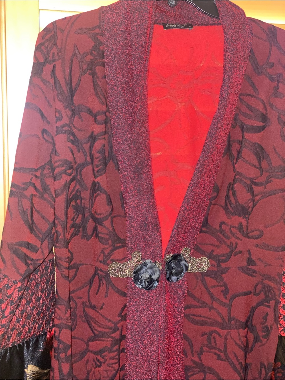 Lee Andersen Art to wear Duster Jacket Sz Large - Picture 2 of 7